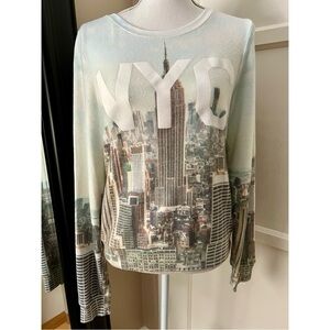 WILDFOX NYC Skyline Graphic Sweatshirt